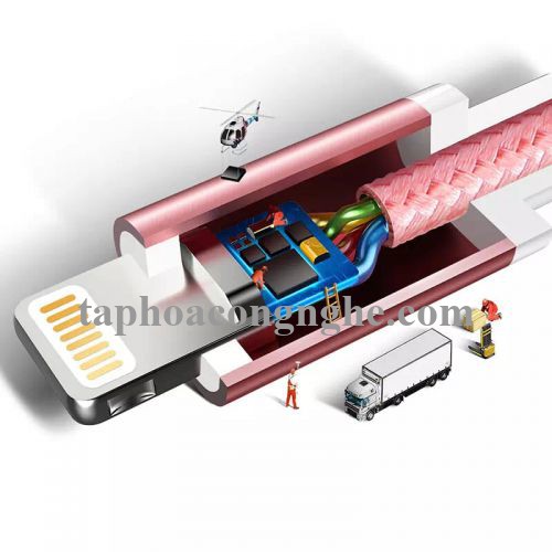 Ugreen 40697 0.5M màu Hồng Cáp Lightning sạc + truyền dữ liệu cho iPhone US199 30040697